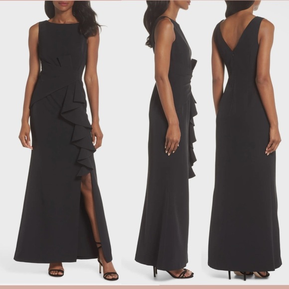 ELIZA J: Ruffle Front Gown size 4 - Picture 5 of 16